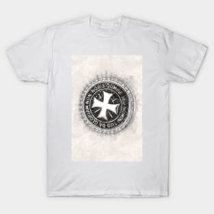 Knights Templar Seal Of Honor Valor Strength And Courage T-Shirt